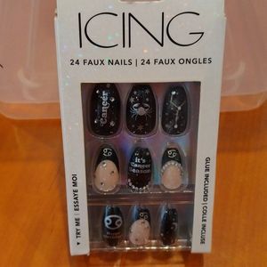 cancer birthday nails